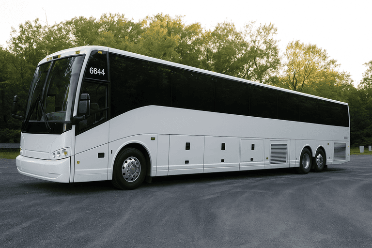 exterior of New Britain Coach Bus Service coach bus