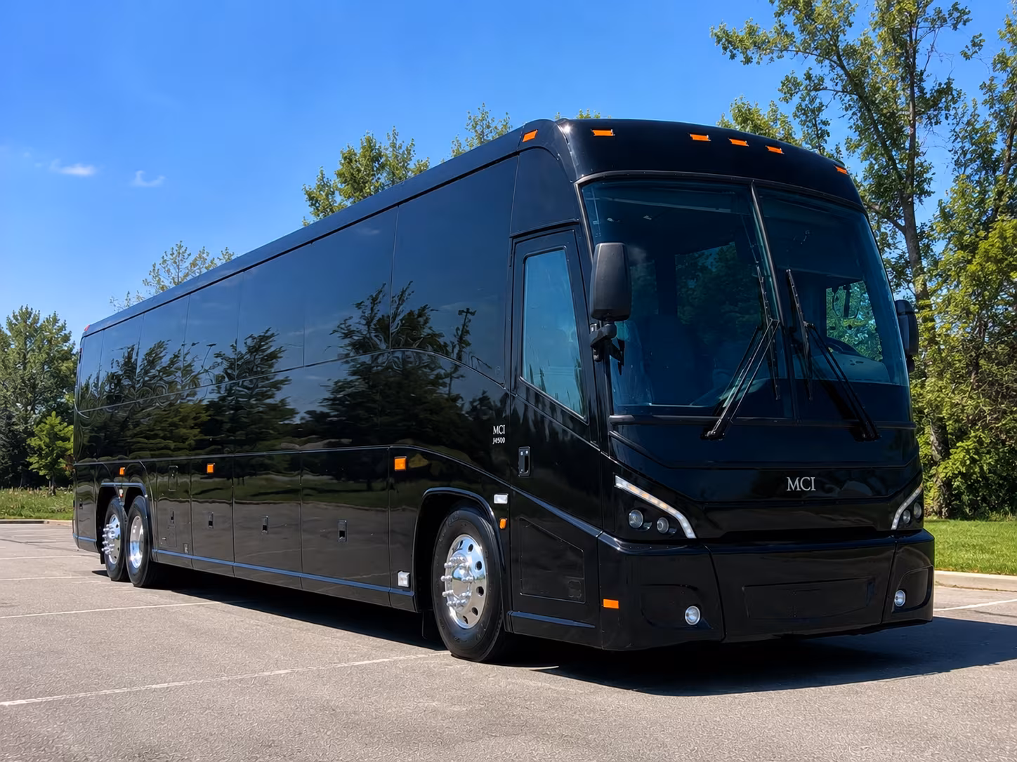 charter buses for corporate events and business shuttle service