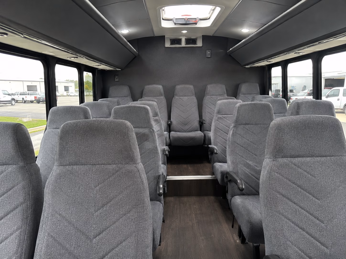 new britain 15 passenger minibus inside