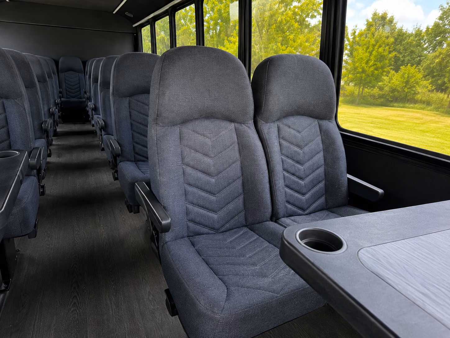 new britain 15 passenger minibus interior