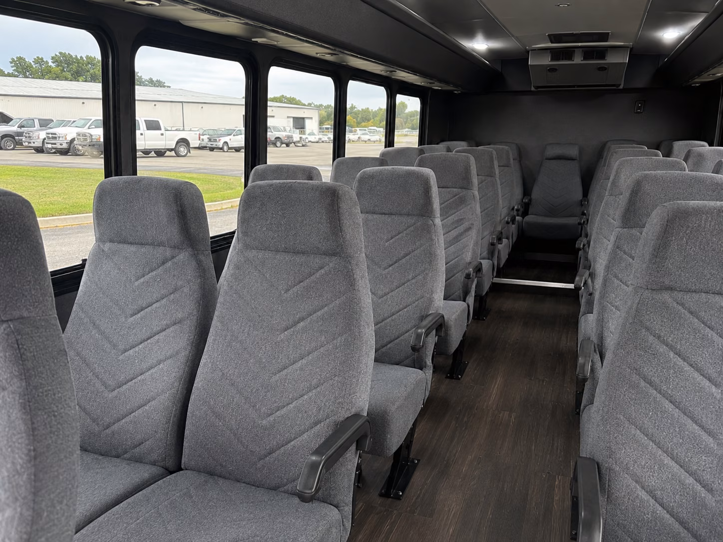 new britain 18 passenger minibus interior