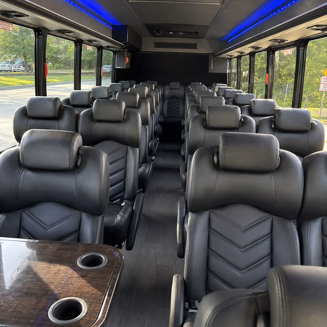 new britain 25 passenger minibus inside