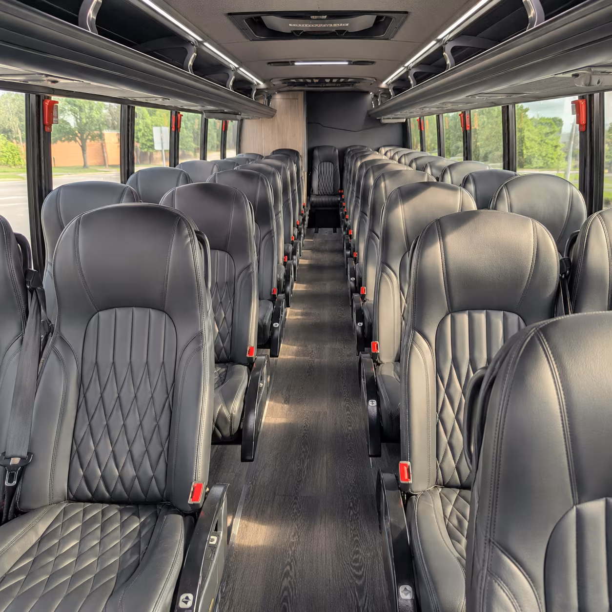 new britain 35 passenger minibus inside