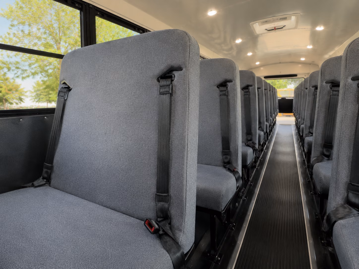 new britain school bus inside