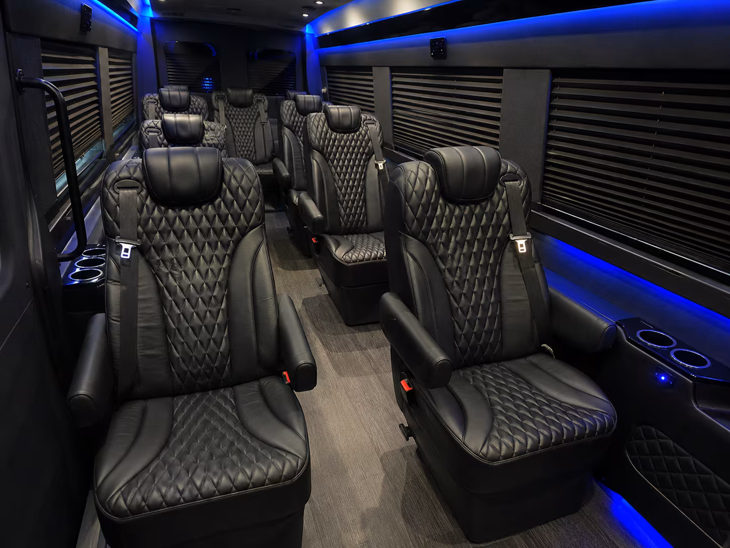 new britain sprinter van with driver inside